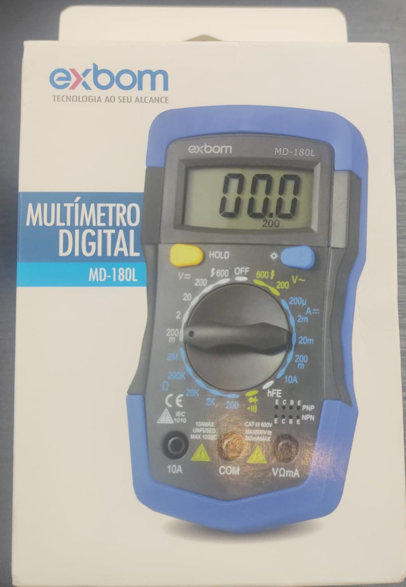 MULTÍMETRO DIGITAL MD180L