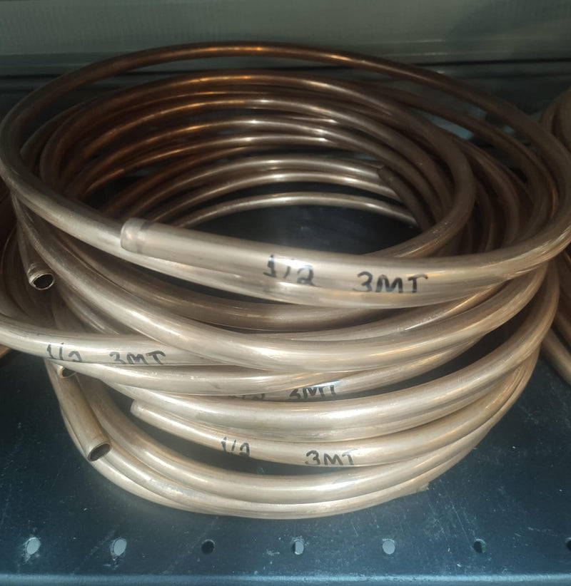 Tubo de cobre 1/2 com 3 metros