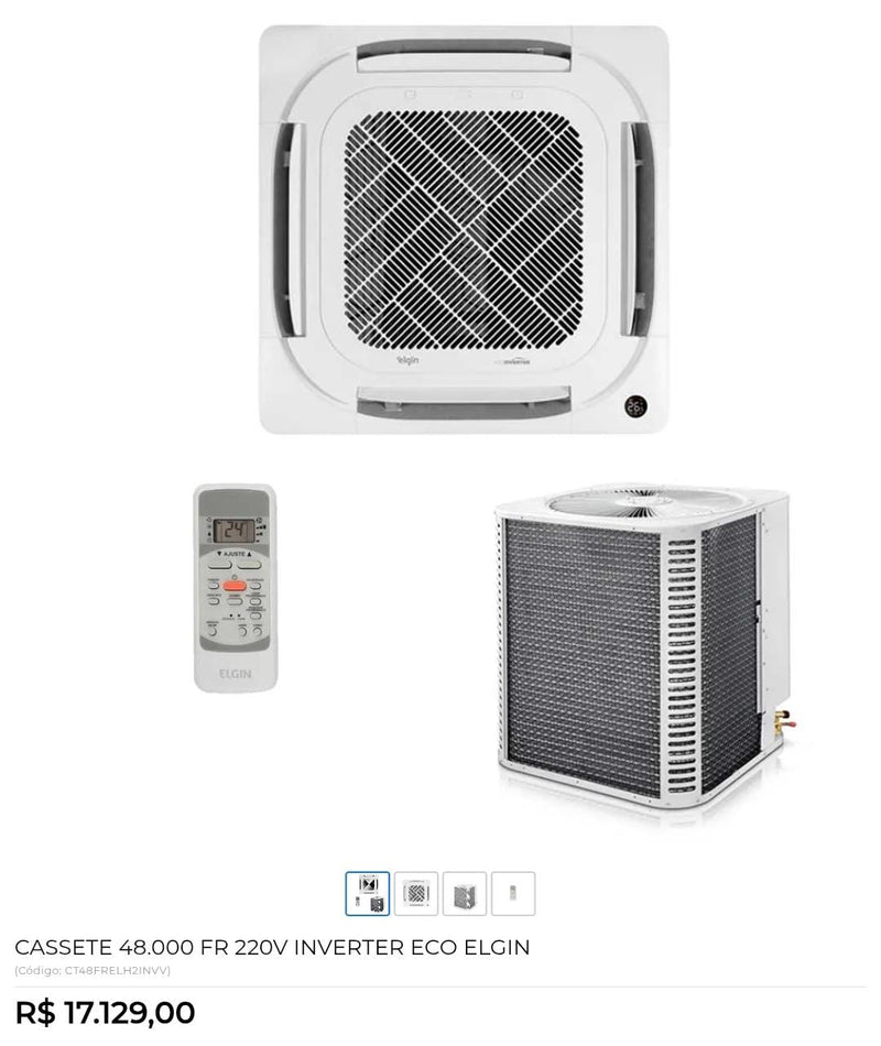 CASSETE 48.000 FR 220V INVERTER ECO ELGIN