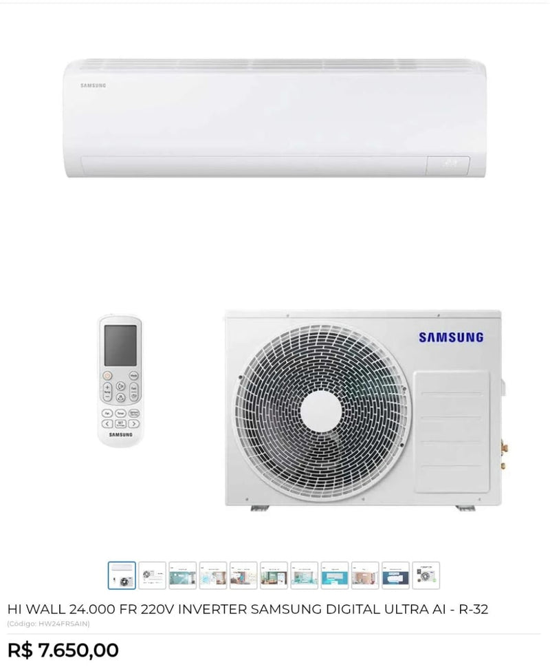 HI WALL 24.000 FR 220V INVERTER SAMSUNG DIGITAL ULTRA AI - R-32