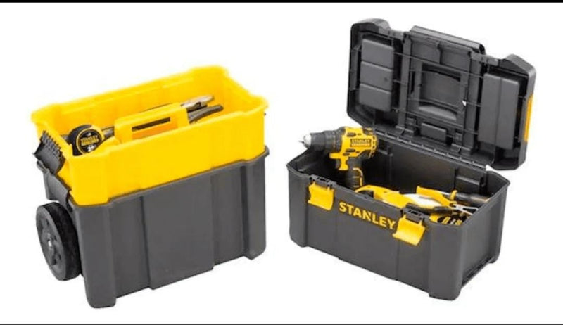 Caixa Com Rodas 3 Em 1 Essential Stst18631 Dimensões com cabo fechado (A x L x P): 63 x46 x 28cm